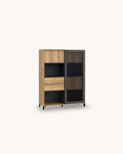 Aparador alto NERO com 4 portas e 2 gavetas