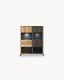 Aparador alto NERO com 4 portas e 2 gavetas