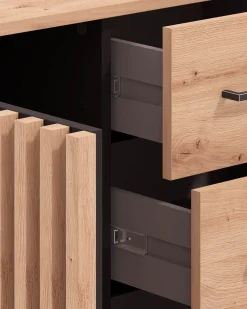 Aparador ASCALON com 1 porta e 4 gavetas