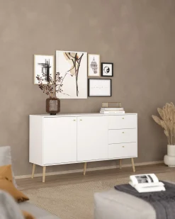 Aparador BODO com 2 portas e 3 gavetas