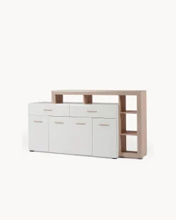 Aparador CARLOW com 4 portas e 2 gavetas