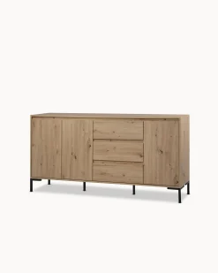 Aparador KORSIKA com 3 portas e 3 gavetas