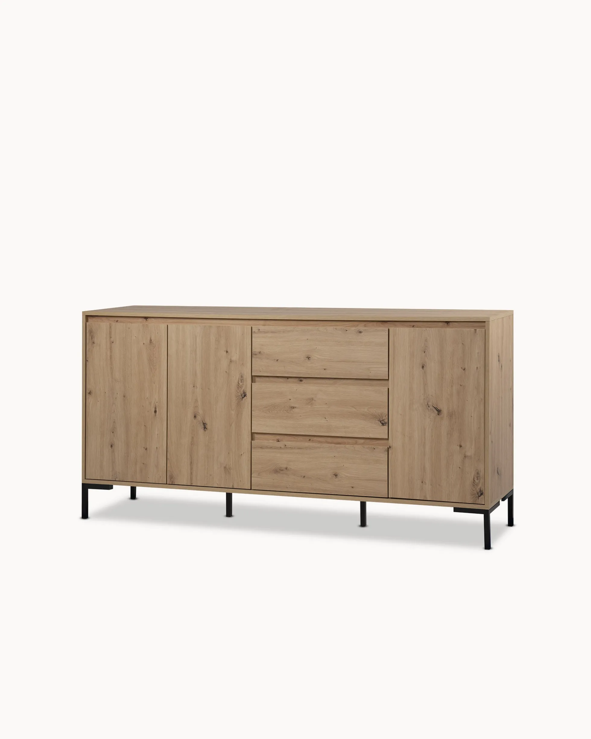 Aparador KORSIKA com 3 portas e 3 gavetas