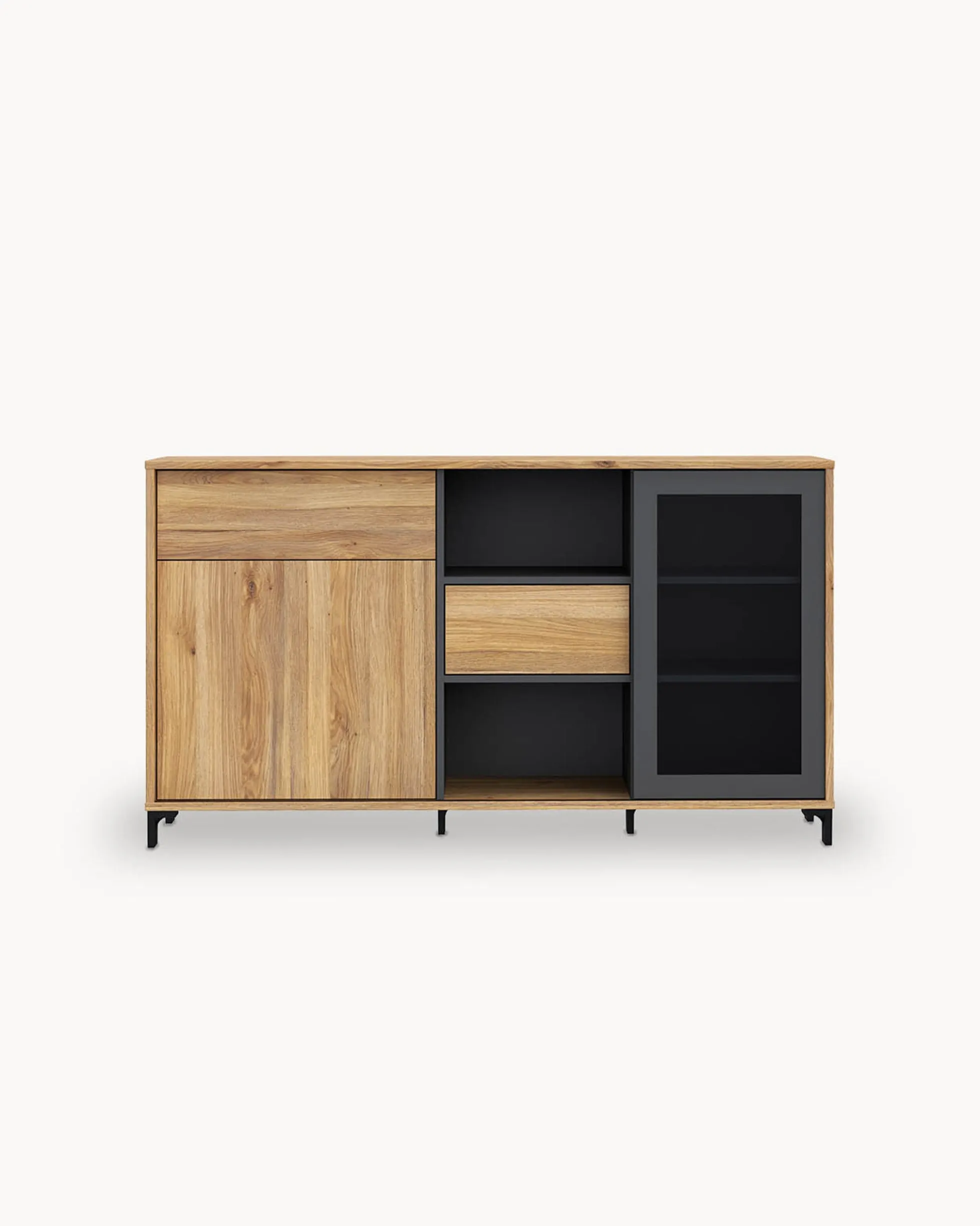 Aparador NERO com 2 portas e 2 gavetas