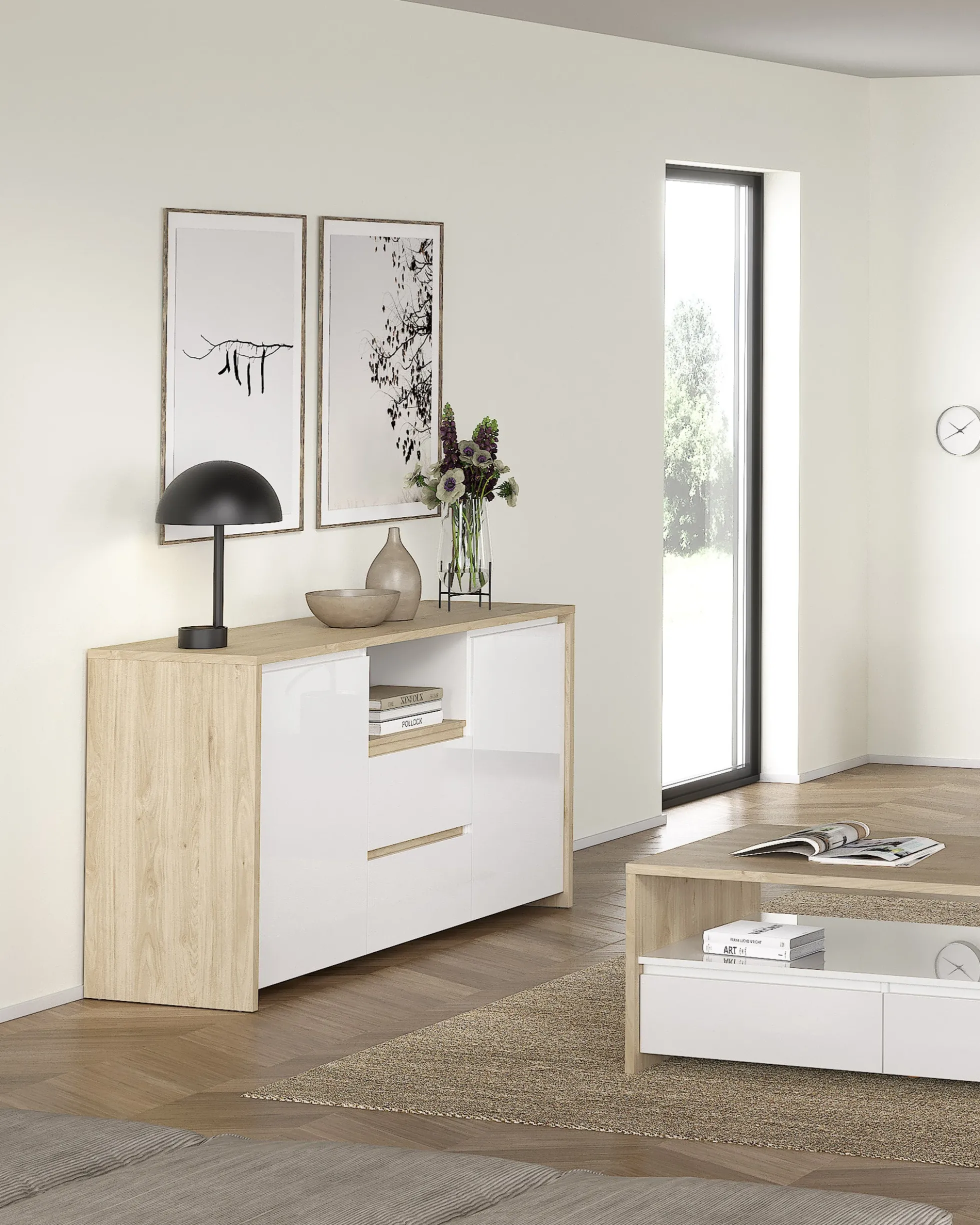Aparador NEXT com 2 portas e 2 gavetas