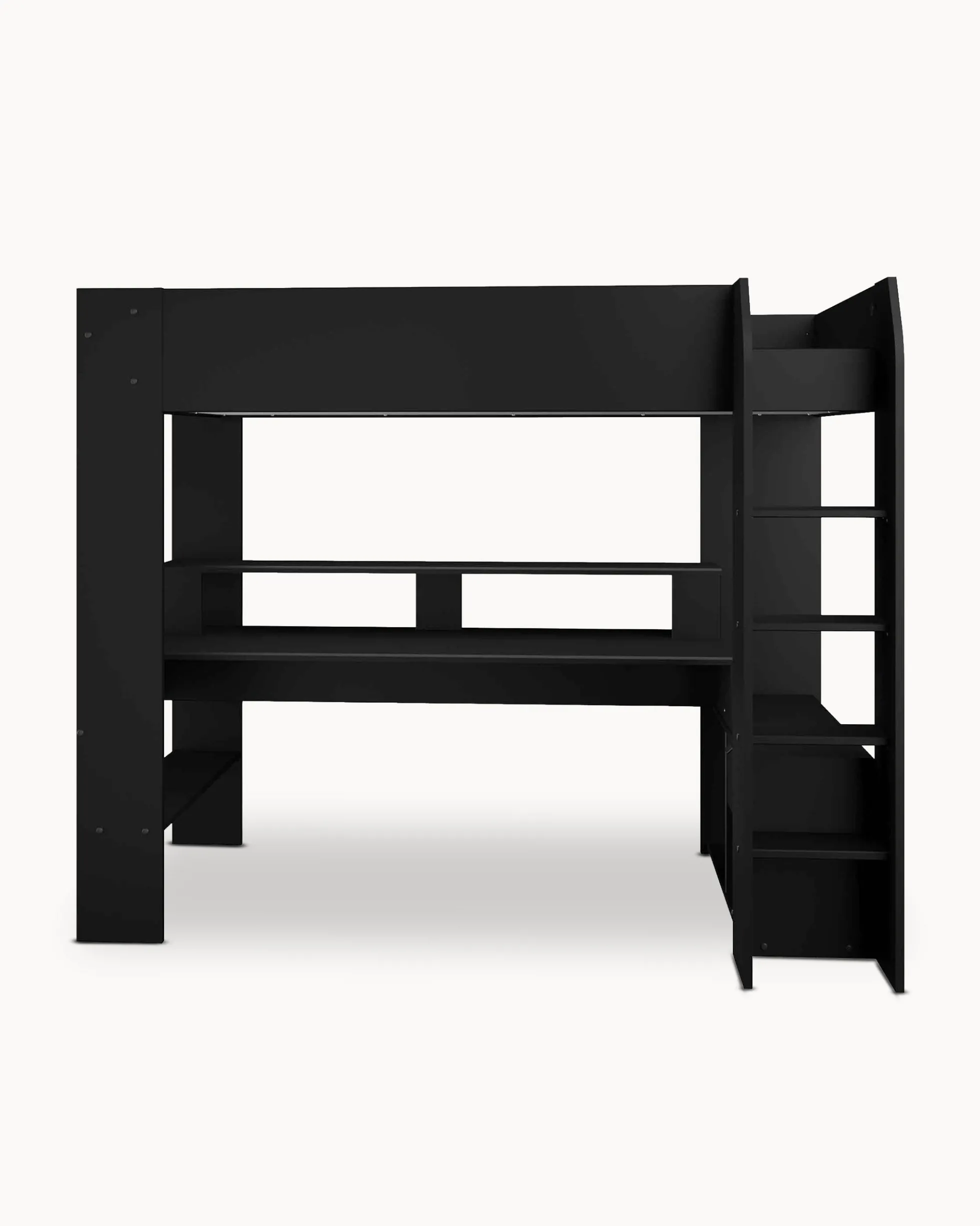 Cama alta gamer ONLINE com LED e secretária