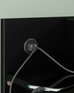 Cama alta gamer ONLINE com LED e secretária