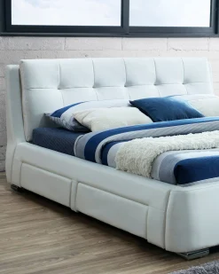 Cama de casal ANTÓNIO com 4 gavetas