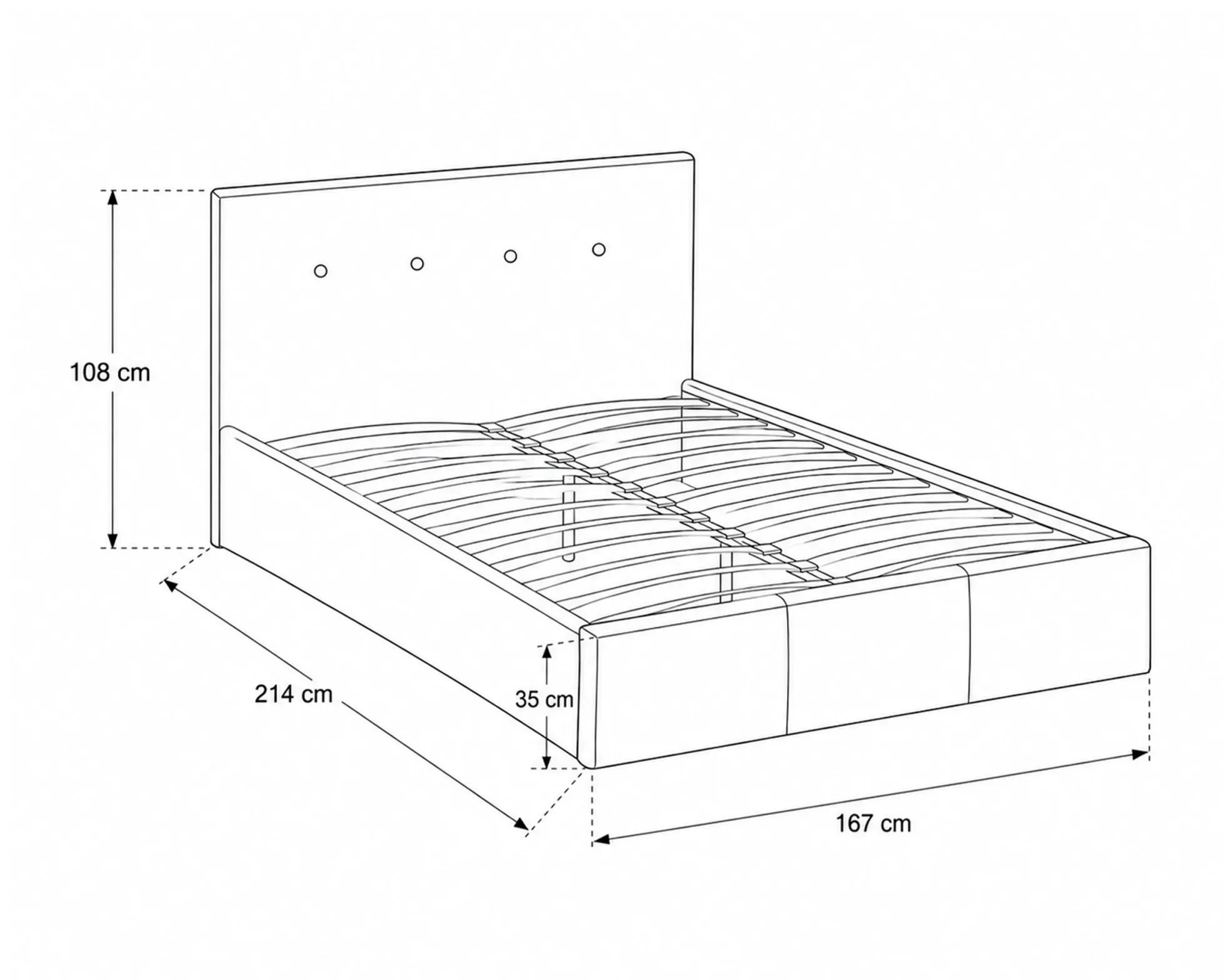 Cama de casal BETTY II