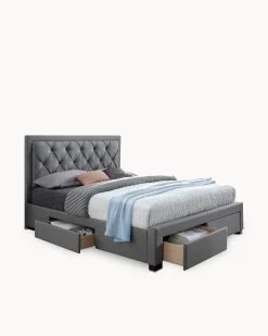 Cama de casal BIA com 4 gavetas