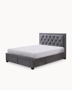 Cama de casal BIA com 4 gavetas