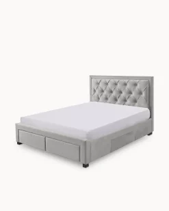 Cama de casal BIA com 4 gavetas