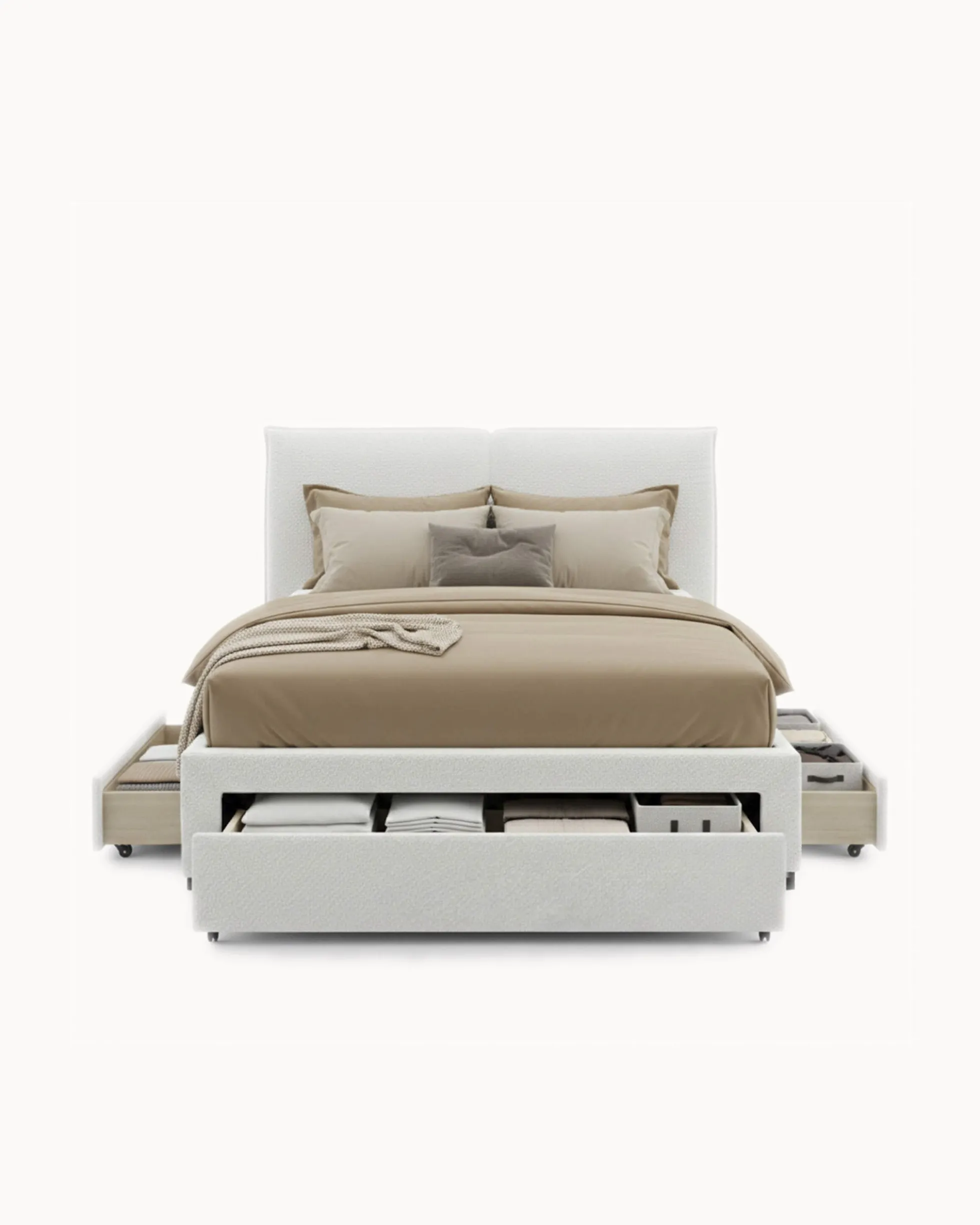 Cama de casal CONCORDE com gavetas