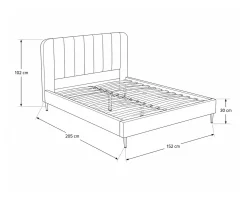 Cama de casal CORAL