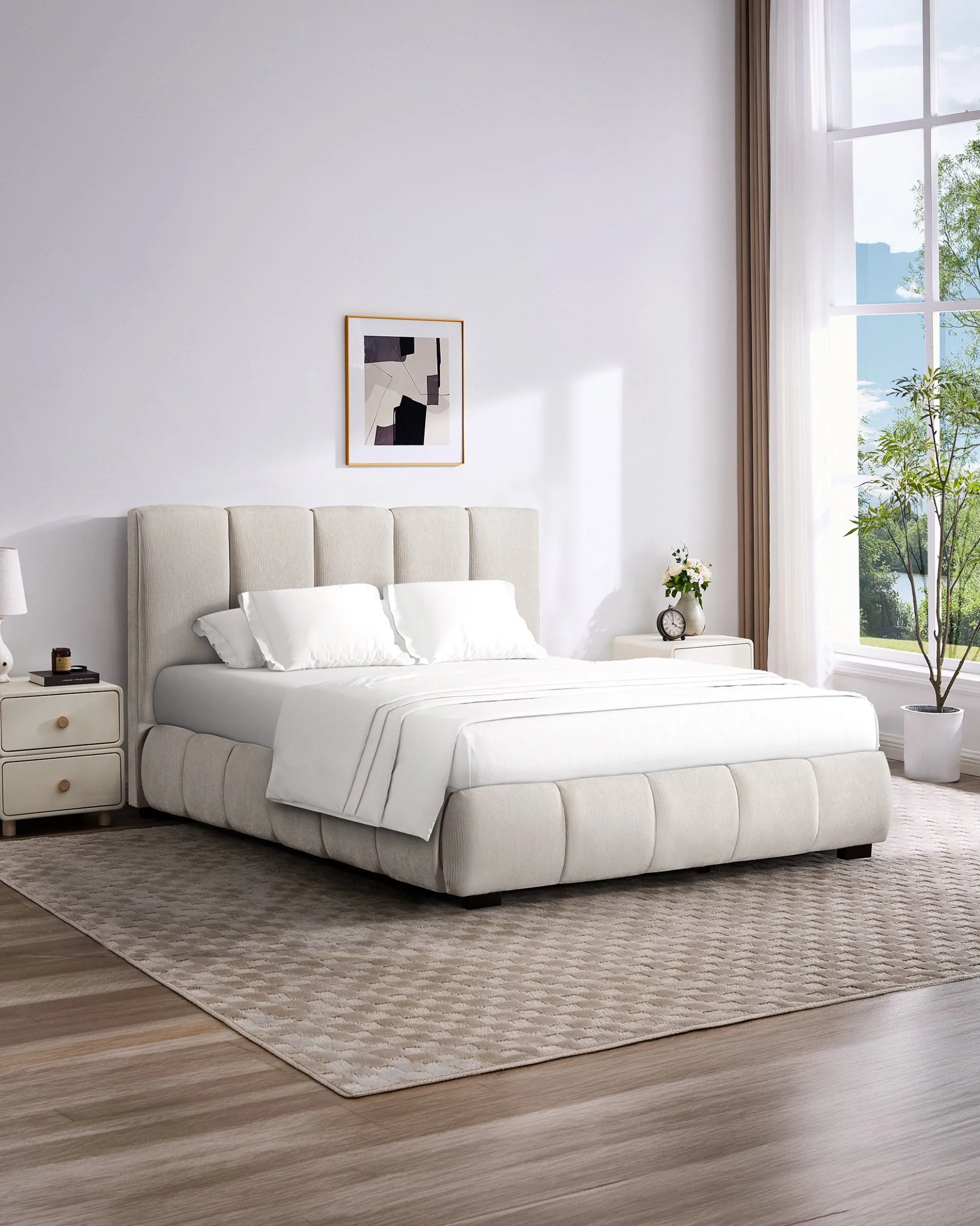Cama de casal elevatória ALBERTINI