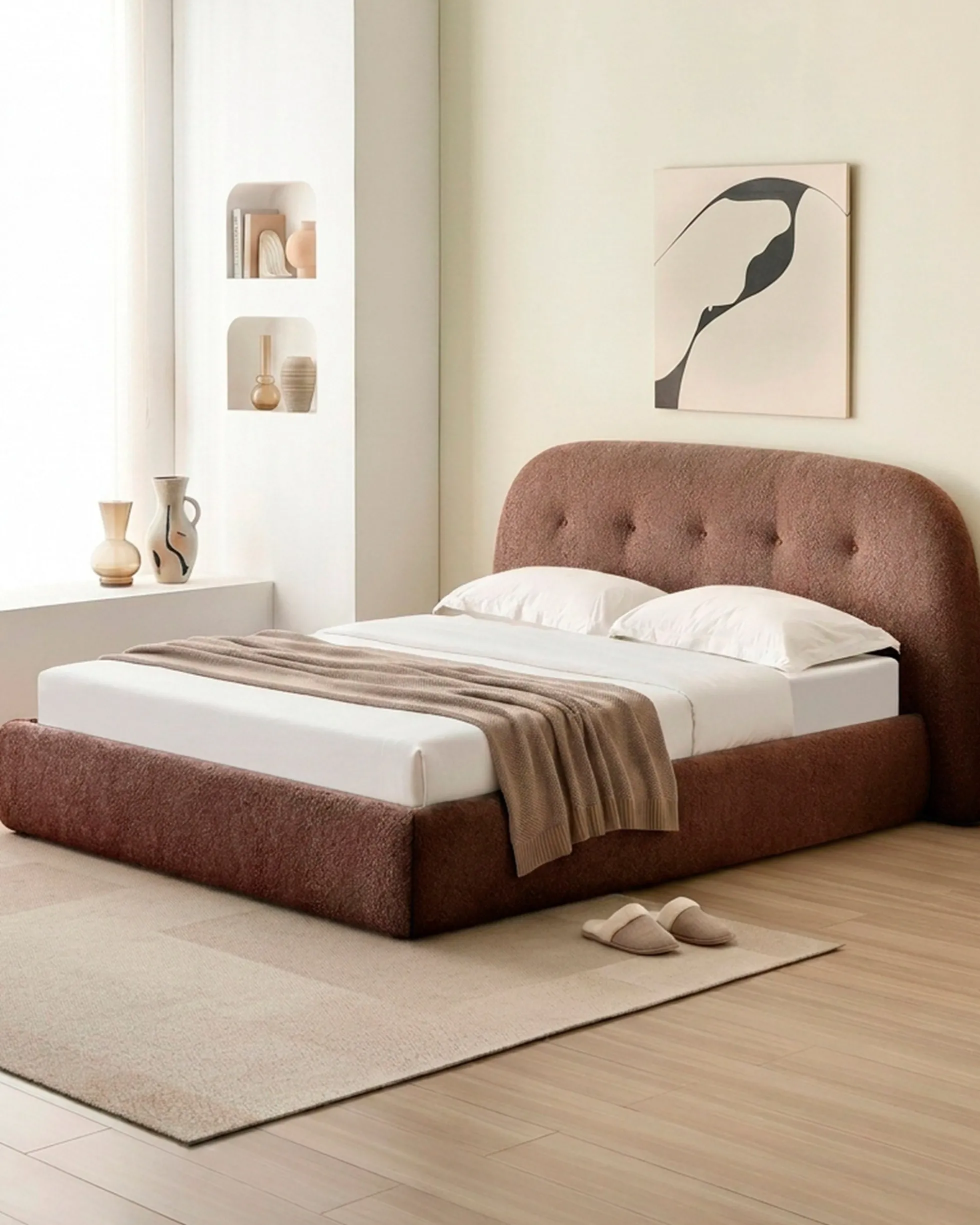 Cama de casal elevatória CELINE