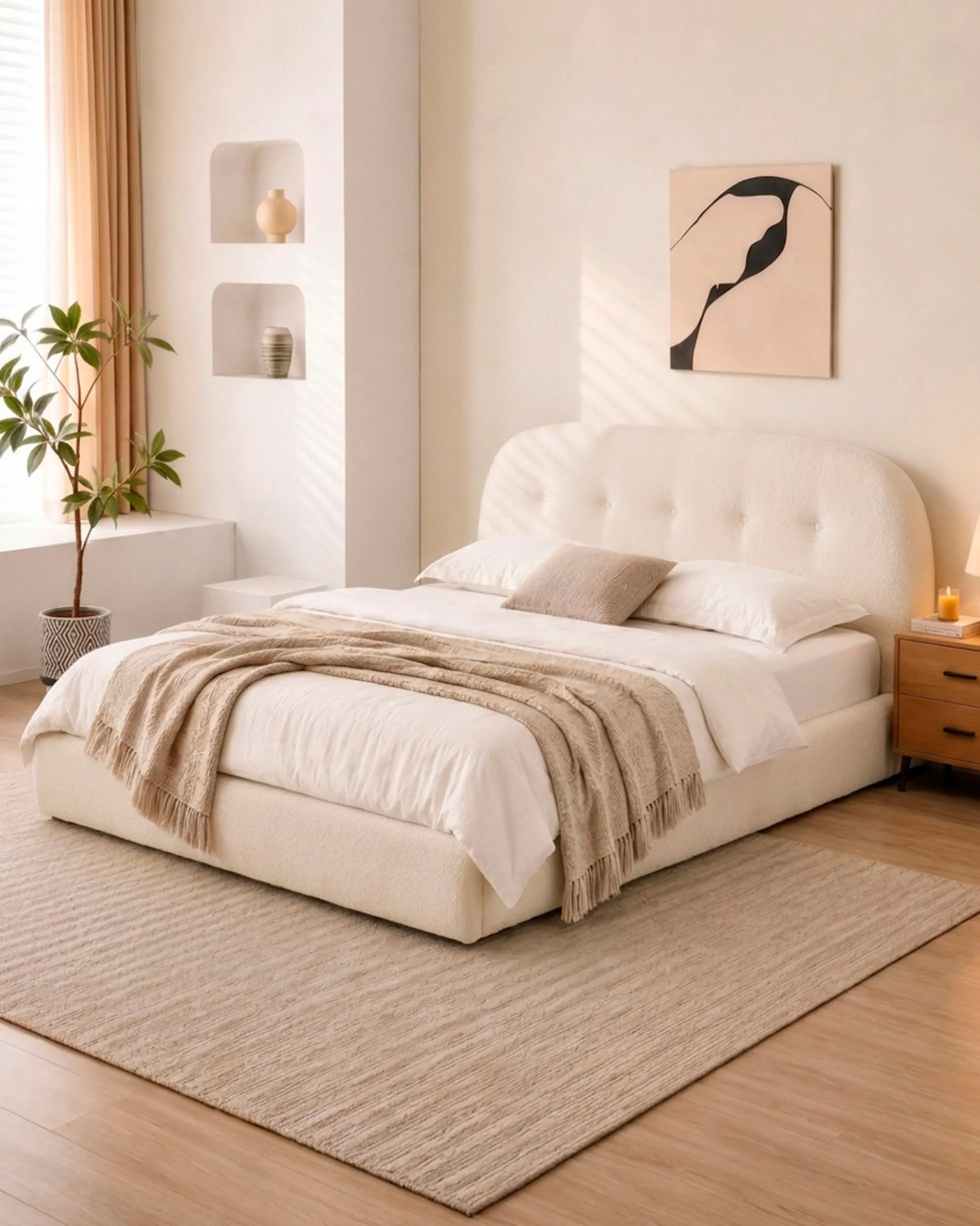 Cama de casal elevatória CELINE