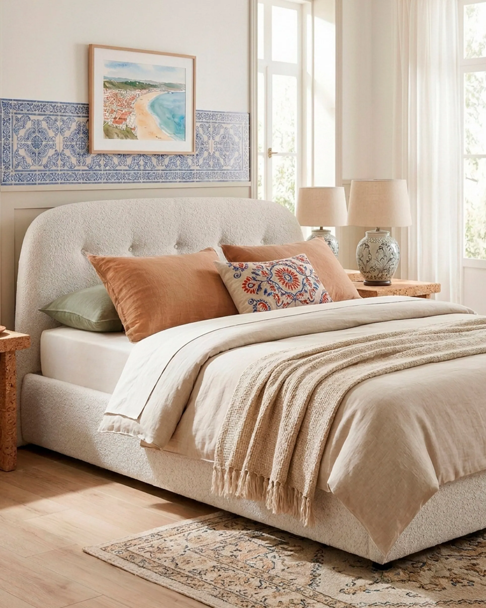 Cama de casal elevatória CELINE