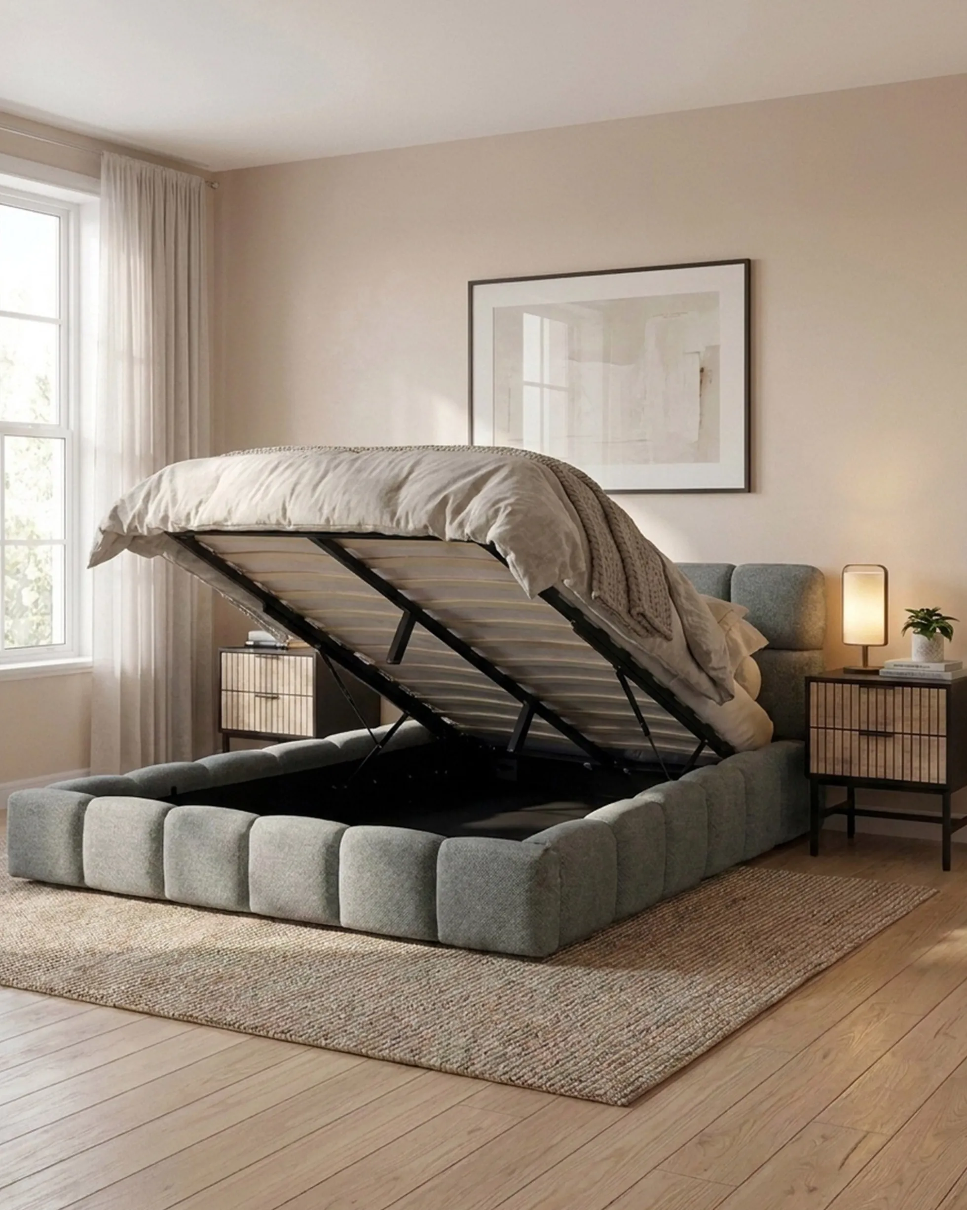 Cama de casal elevatória MANCHESTER