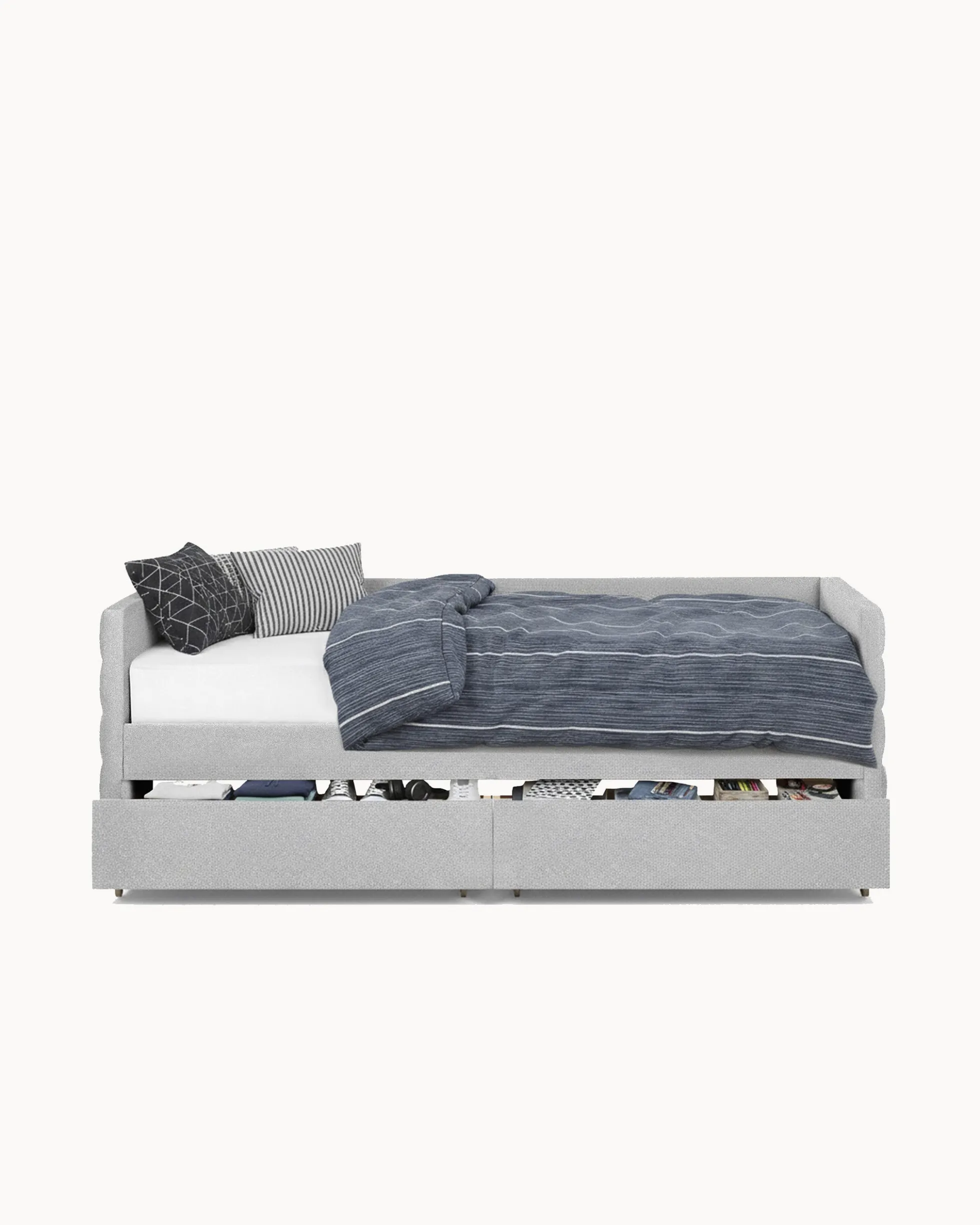 Cama de solteiro LENA com gavetas