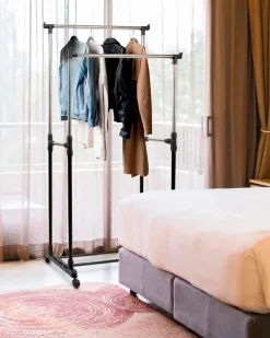 Charriot duplo extensível (90-155cm) com rodas