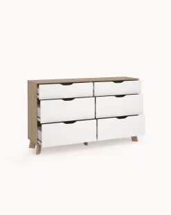 Cómoda ATALAIA com 6 gavetas