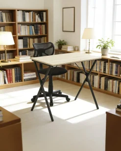 Conjunto de secretária e cadeira de escritório BEAUMONT