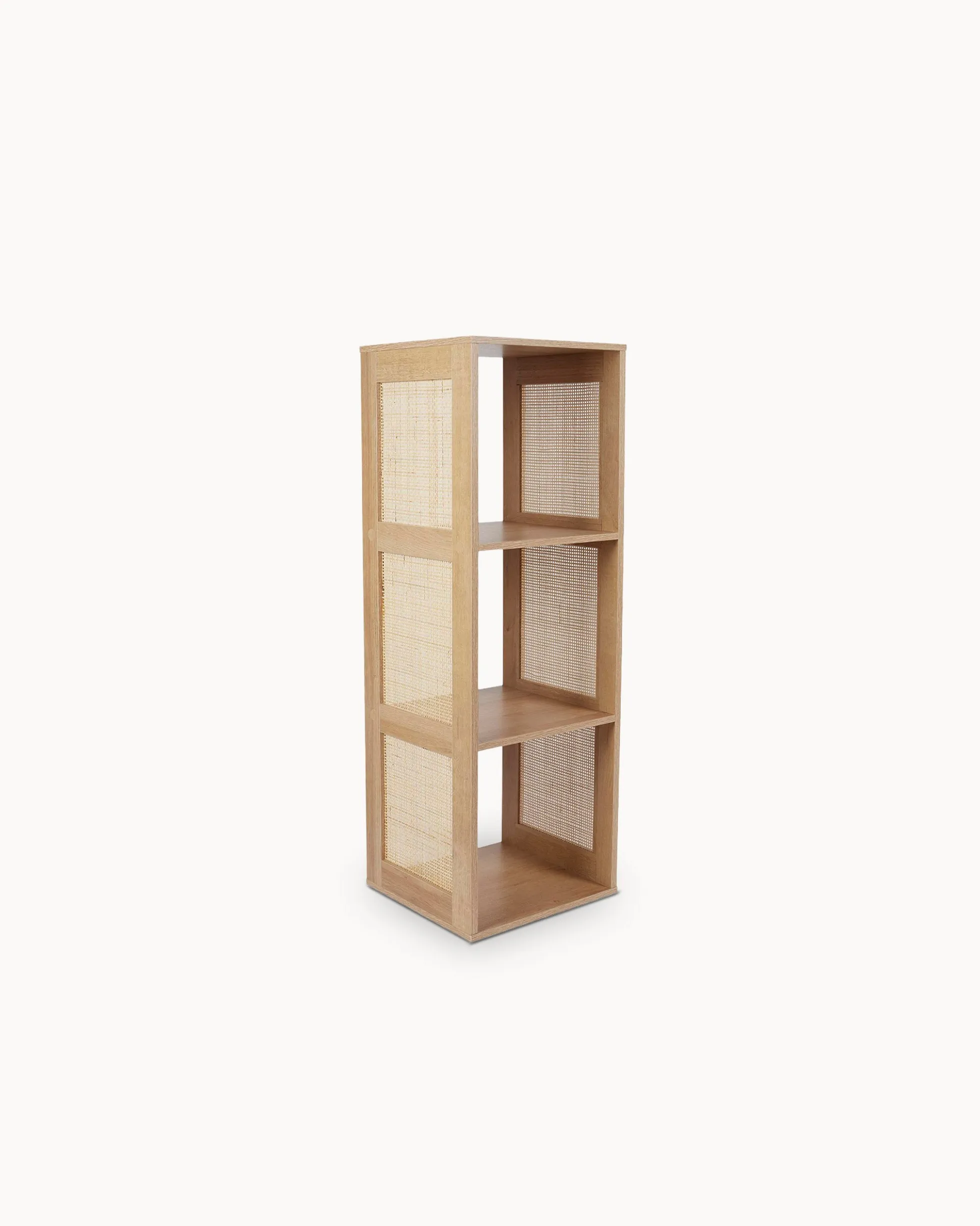 Estante BALI em rattan e com 3 cubos