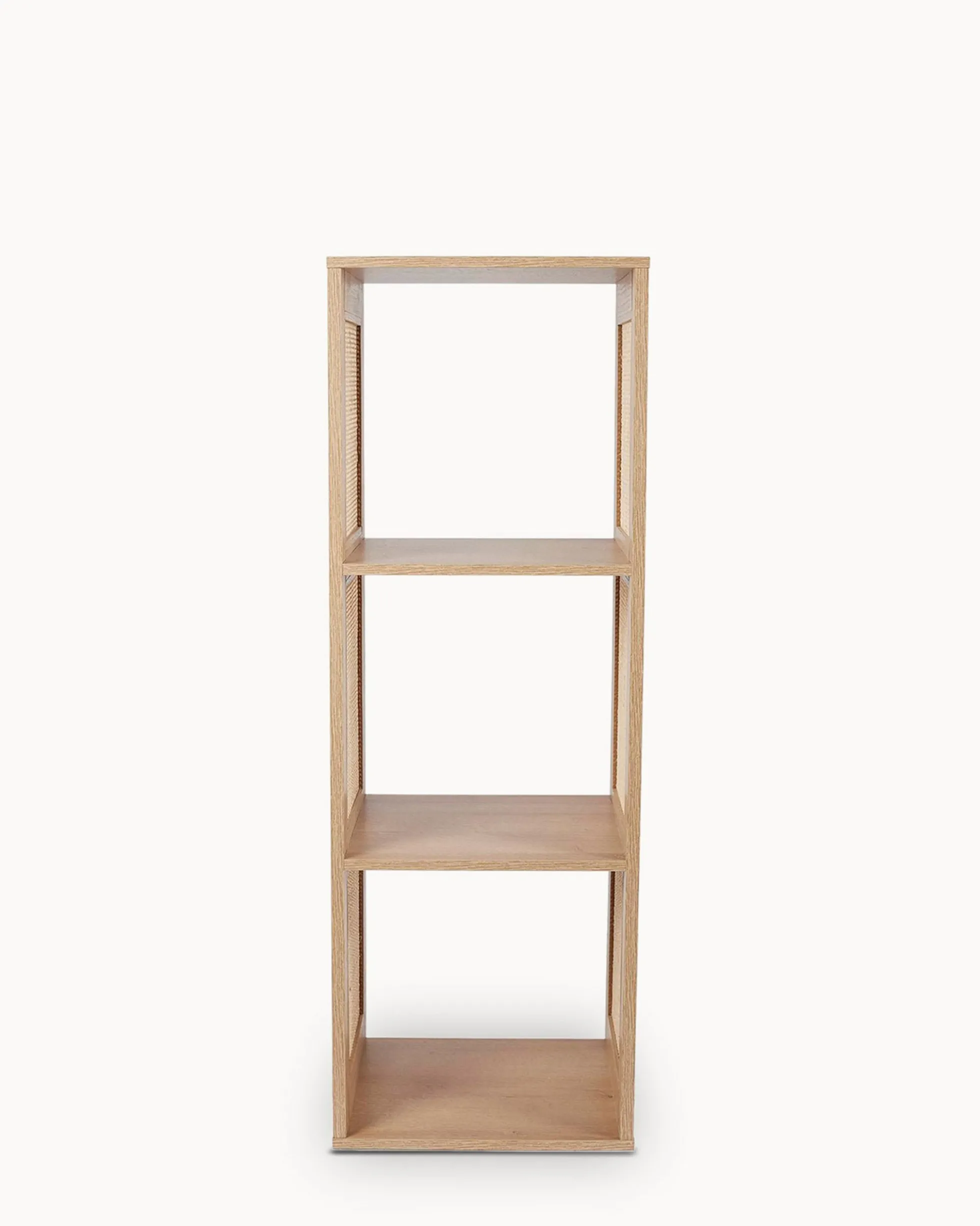 Estante BALI em rattan e com 3 cubos