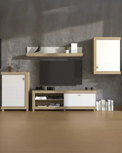 Estante TV HASTINGS com 4 elementos
