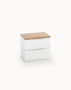 Mesa de cabeceira ARKADIA com 2 gavetas