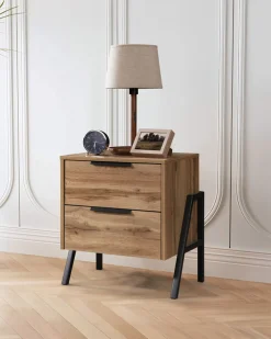 Mesa de cabeceira MILANO com 2 gavetas