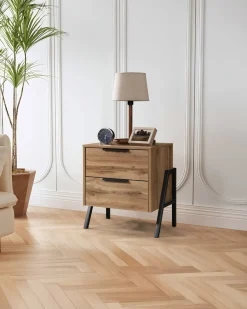 Mesa de cabeceira MILANO com 2 gavetas