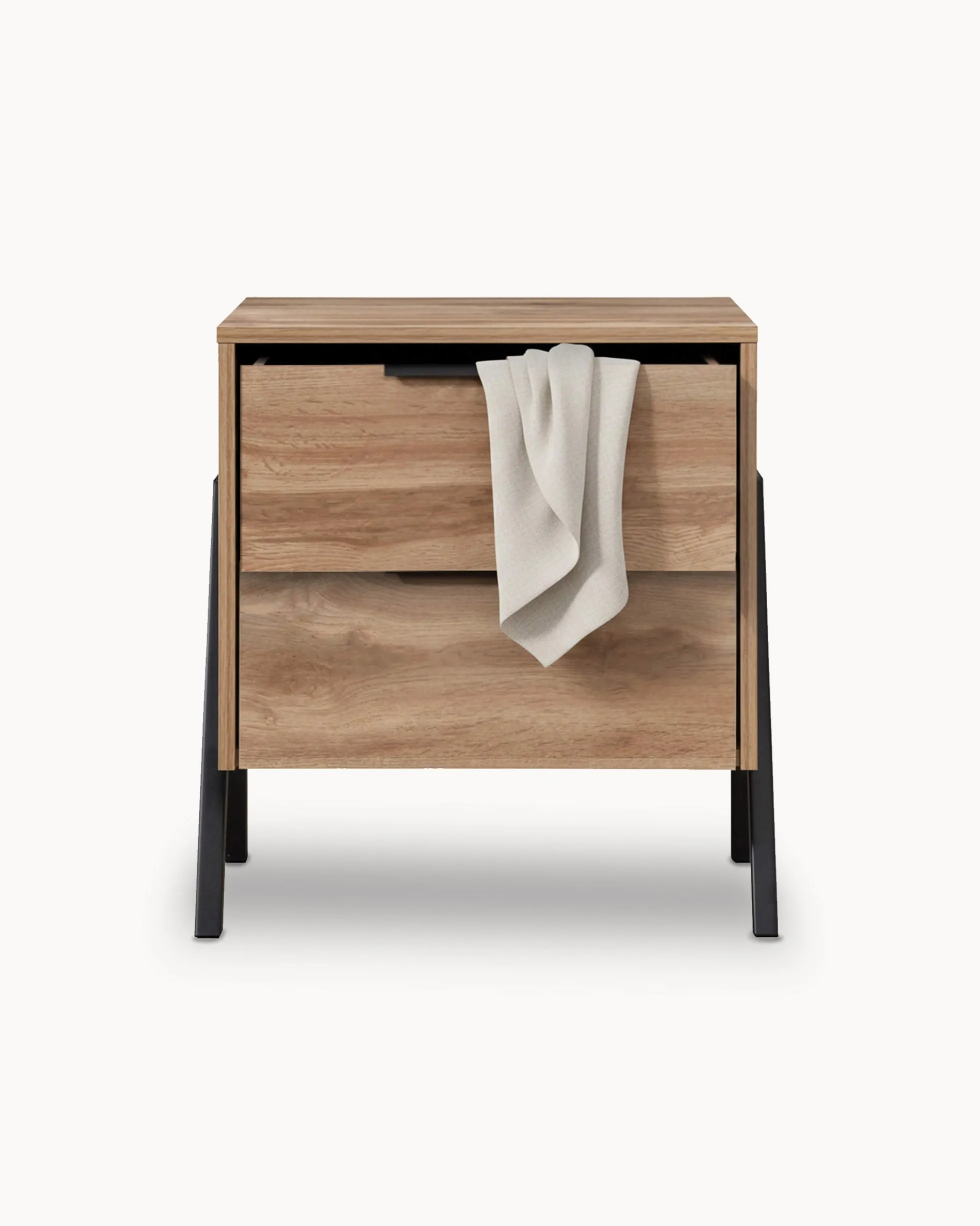 Mesa de cabeceira MILANO com 2 gavetas