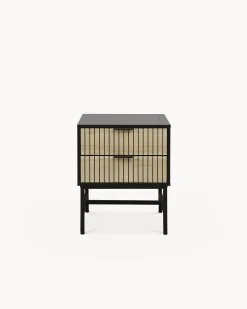 Mesa de cabeceira MIRAGE com 2 gavetas