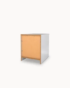 Mesa de cabeceira NEW MATRIX SHINY com 2 gavetas