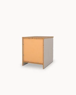 Mesa de cabeceira NEW MATRIX SHINY com 2 gavetas
