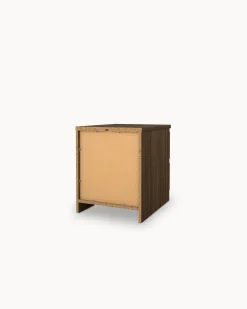 Mesa de cabeceira NEW MATRIX SHINY com 2 gavetas