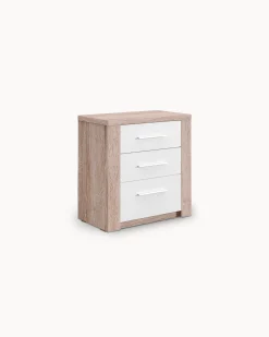 Mesa de cabeceira PARIS 3 gavetas