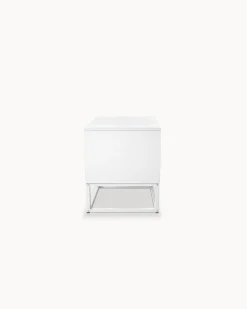 Mesa de cabeceira PASSY com 2 gavetas