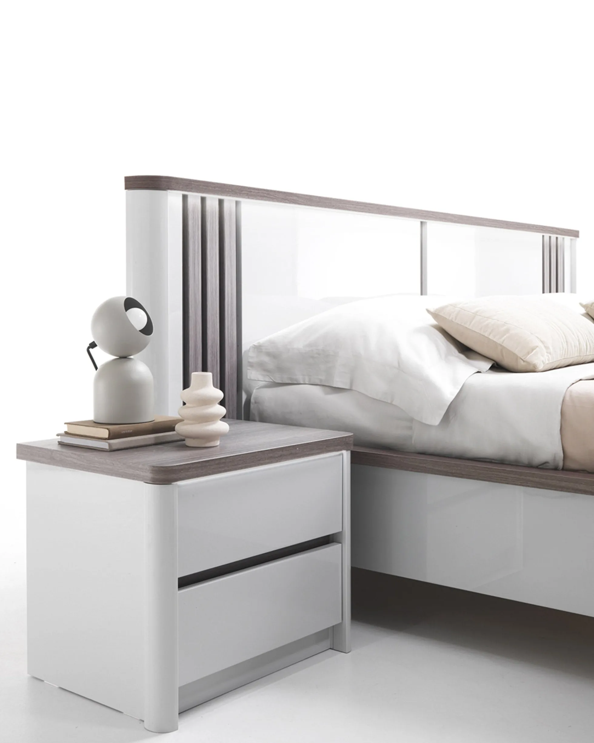 Mesa de cabeceira PESARO com LED