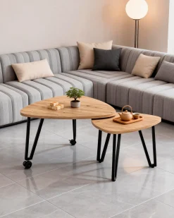 Mesa de centro CAROLINE giratória