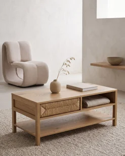 Mesa de centro GRACE com 1 gaveta