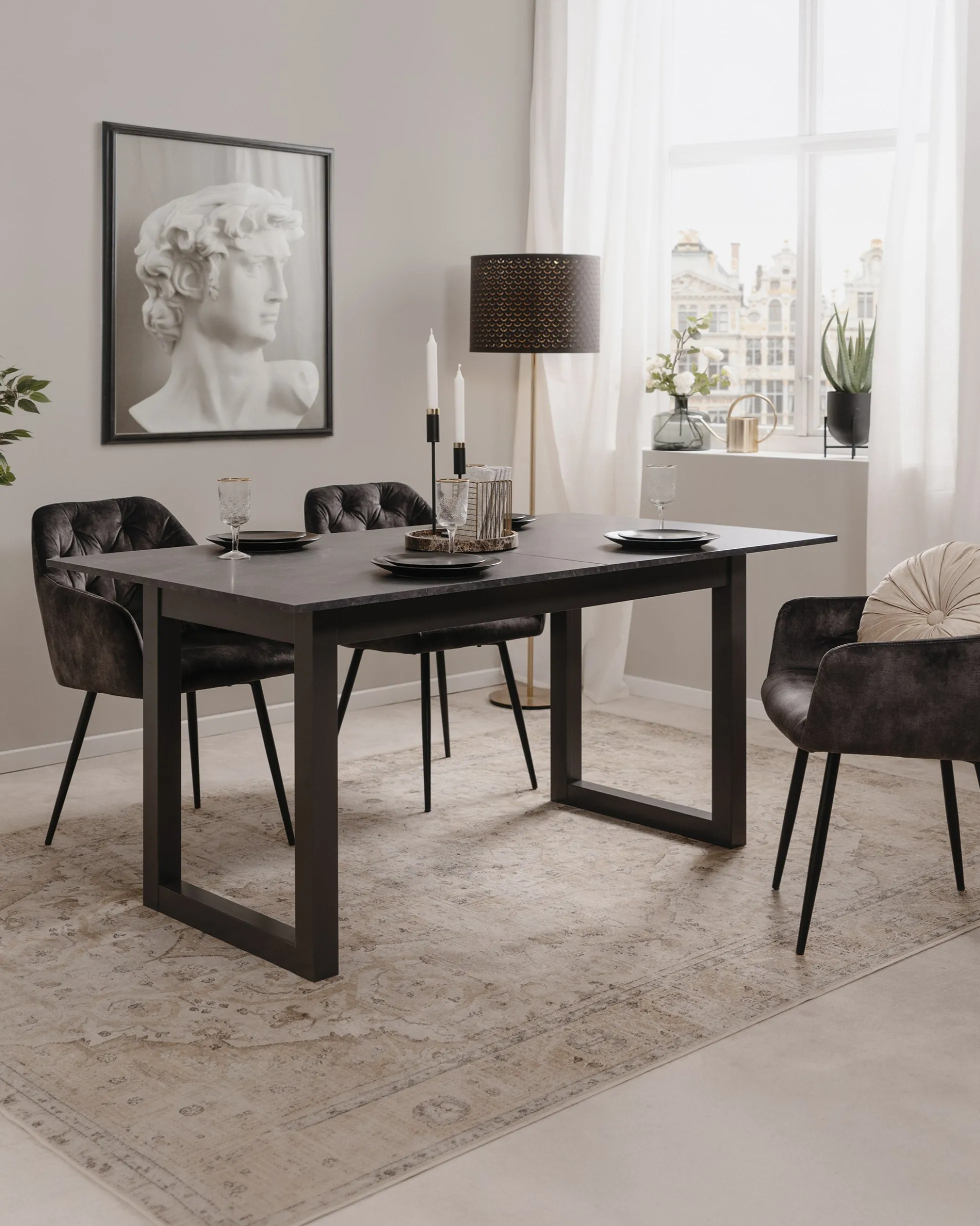 Mesa extensível AUSTIN (160-200 cm)