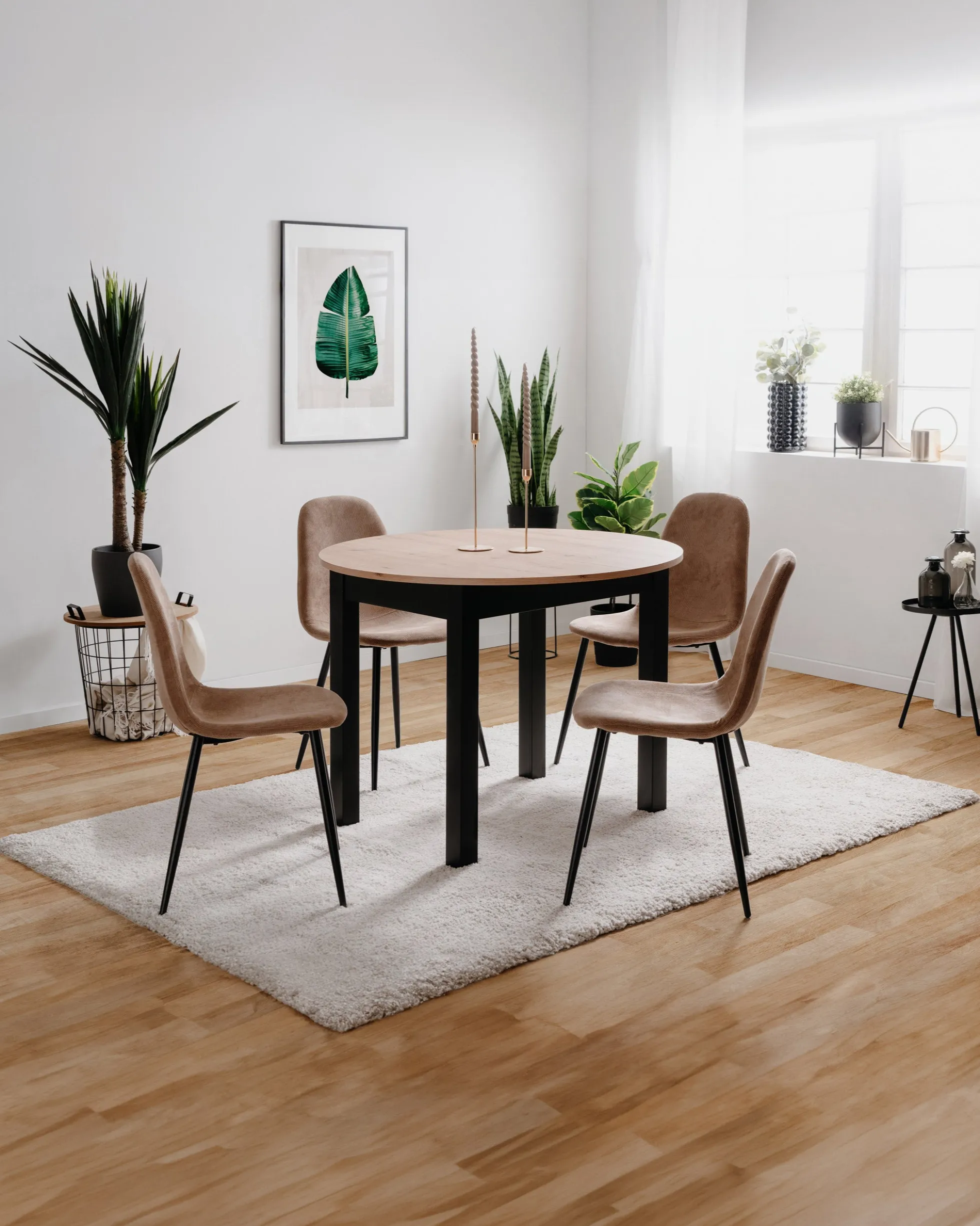 Mesa extensível COBURG (100-140cm)