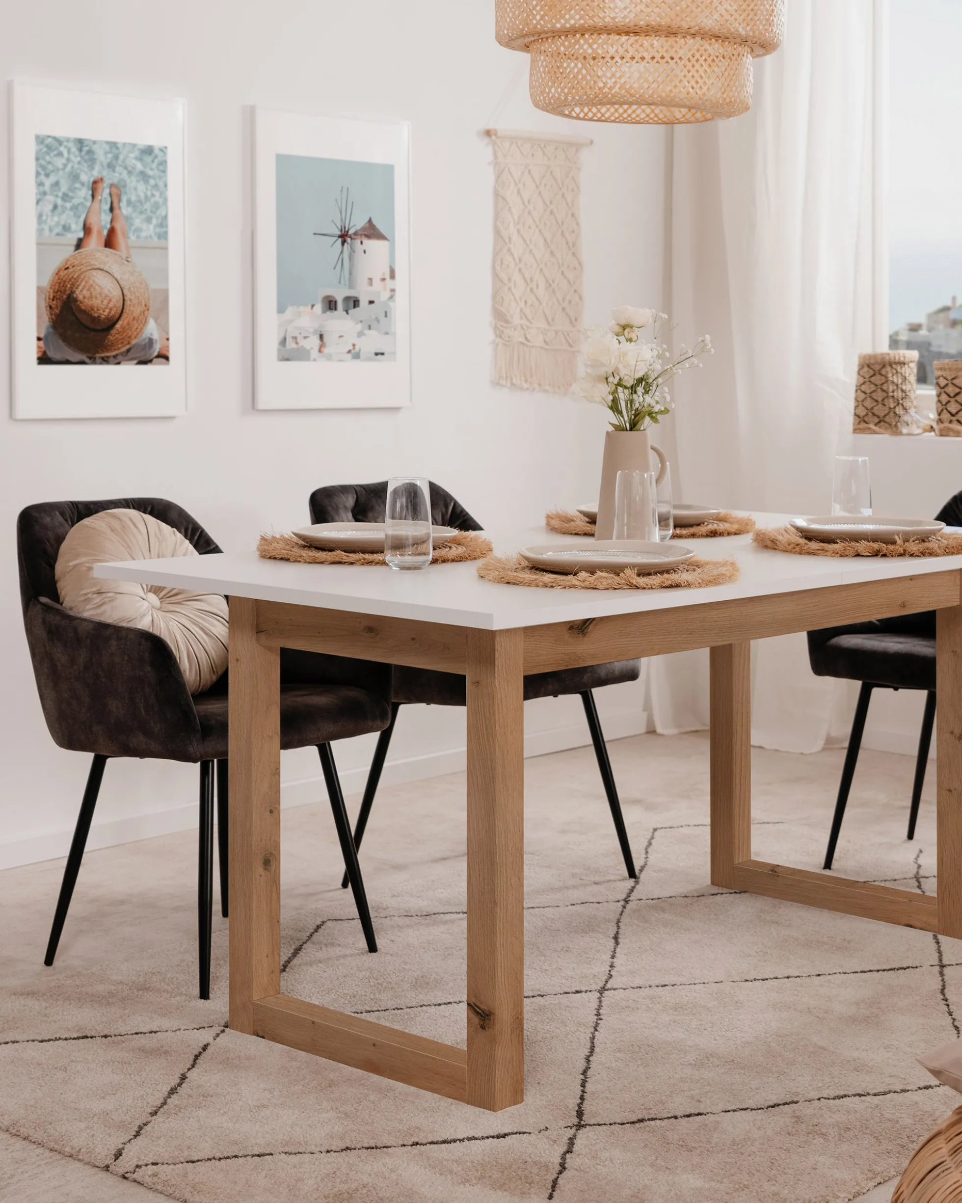 Mesa extensível DENVER (160-200cm)