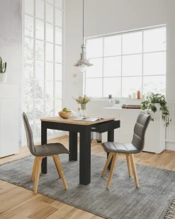 Mesa quadrada OSLO com gaveta