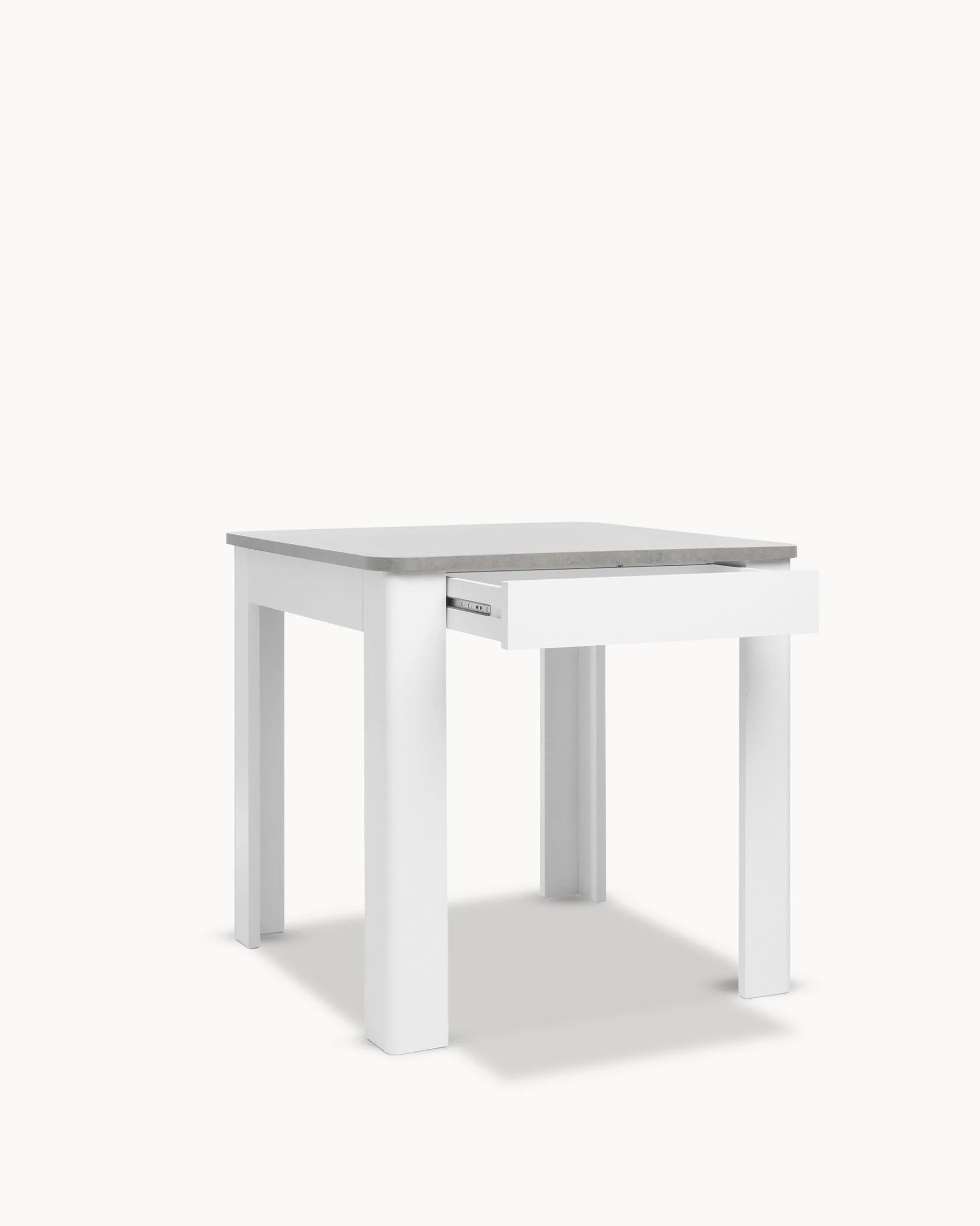 Mesa quadrada OSLO com gaveta