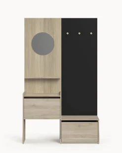 Móvel de entrada ELMO com 2 portas e largura ajustável