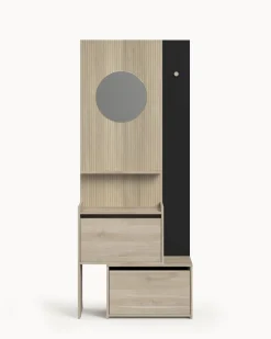 Móvel de entrada ELMO com 2 portas e largura ajustável